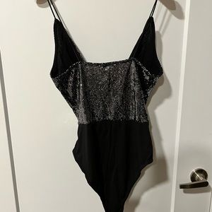 New Look Sequin wrapped bodysuit